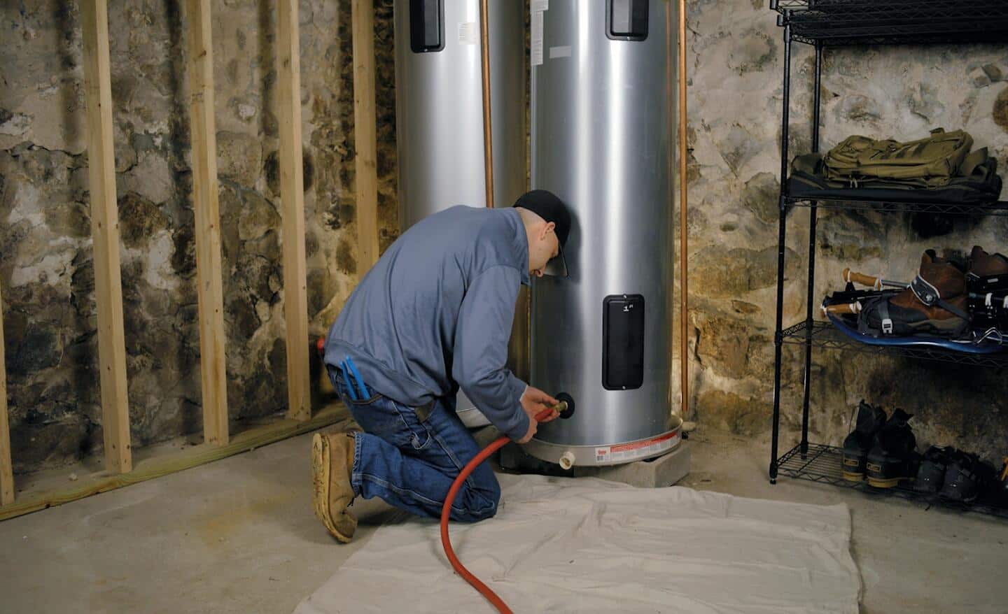 hot water tank repair